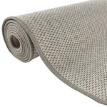 vidaXL Tapis de couloir aspect sisal platina 80x250 cm