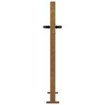 vidaXL Portail de jardin 105x105 cm acier corten conception de carré