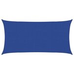 vidaXL Voile d'ombrage 160 g/m² Bleu 2x4 m PEHD