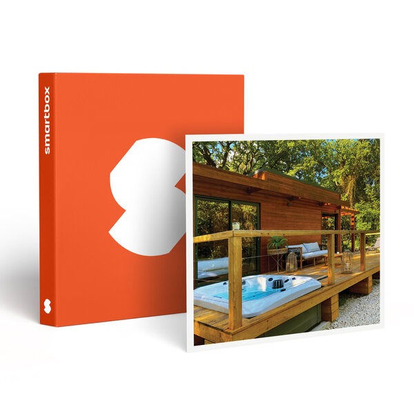 SMARTBOX - Coffret Cadeau Séjour de 2 jours en lodge avec bain bouillonnant  VTT et dégustation près de Nîmes -  Séjour
