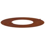 vidaXL adapté pour anneaux d'arbre plats 5 Pièces Marron Ø30 / 60 cm