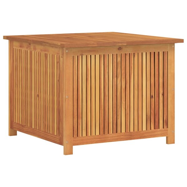 vidaXL Boîte de rangement de jardin 75x75x58 cm bois massif d'acacia