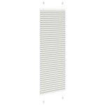 vidaXL Store plissé gris clair 45x100 cm largeur du tissu 44 4 cm