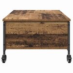 vidaXL Table basse Bois Ancien 91 x 55 x 32 cm Bois d'ingénierie
