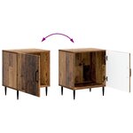 vidaXL Cabinet de chevet Bois ancien 43 x 34 5 x 50 cm