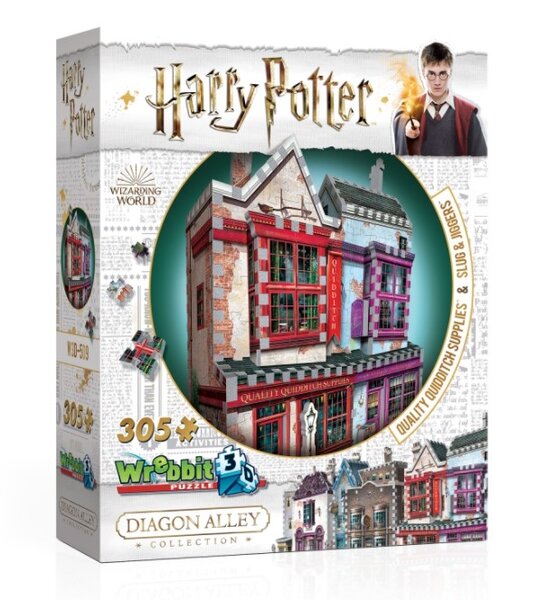 Puzzle 3D HP Magasin d'Accessoires de Quidditch 305 pieces