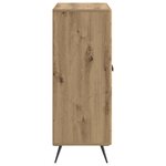 vidaXL Buffet Chêne artisanal 66 x 34 5 x 90 cm Bois d'ingénierie