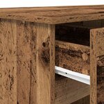vidaXL Bureau Bois ancien 140 x 49 x 76 cm Bois d'ingénierie