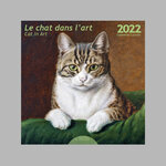 Calendrier 2022 mural 30x30 cm Le Chat dans l'Art