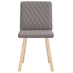 vidaXL Chaises à manger lot de 2 taupe tissu