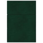 vidaXL Canapé-lit pliable 120 x 67 x 45 cm Vert foncé