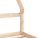vidaXL Cadre de lit enfant avec tiroirs 90x200 cm bois de pin massif
