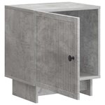 vidaXL Cabinet de chevet 2 Pièces Gris béton 43 x 34 5 x 50 cm