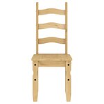 vidaXL Ensemble à manger Panama 5 Pièces bois de pin massif