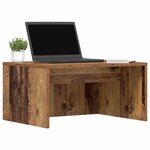 vidaXL Bureau mural Bois Ancien 60 x 45 x 30 cm Bois d'ingénierie