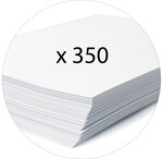 Lot de 10 boîtes de classement dos 40mm carte lustrée - Format A4 - EXACOMPTA - Coloris Bleu