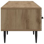 vidaXL Meuble TV 147 x 34 5 x 30 cm Chêne artisanal Bois d'ingénierie