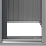 vidaXL Abri de jardin Anthracite 126x97 5x177 cm Acier galvanisé