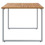 vidaXL Table de Jardin Gris 180 x 90 x 75 cm Bois d'Acacia Massif