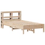 vidaXL Cadre de lit sans matelas 120x200 cm bois de pin massif