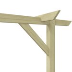 vidaXL Pergola de jardin 410 x 40 x 203 cm Bois