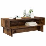 vidaXL Table basse Bois ancien 100 x 46 x 35 cm Bois d'ingénierie