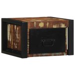 vidaXL Table de chevet multicolore 40x35x25 cm bois de récupération