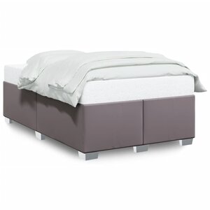 vidaXL Cadre de lit sans matelas gris 120x200 cm similicuir