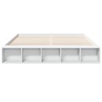 vidaXL Cadre de lit sans matelas blanc 180x200 cm