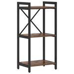 vidaXL Bibliothèque Chêne fumé 40 x 30 x 83 cm Bois d'ingénierie