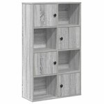 vidaXL Bibliothèque sonoma gris 60x24x101 5 cm bois d'ingénierie