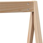vidaXL Toit de lit pour enfants 199x95 5x88 cm bois de pin massif