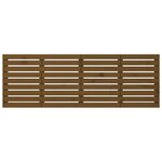 vidaXL Tête de lit murale Marron miel 166x3x63 cm Bois massif de pin