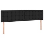 vidaXL Lit de Rangement Noir 180 x 200 cm Cuir synthétique
