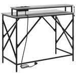 vidaXL Bureau Gris Sonoma 100 x 50 x 86 5 cm Bois d'ingénierie