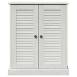 vidaXL Cabinet de salle de bain Autre VIGO Marron Bois massif en pin