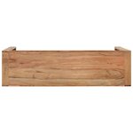 vidaXL Table console 110x30x76 cm bois massif d'acacia