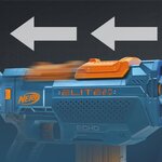 Nerf elite 2.0 echo cs-10 et flechettes nerf elite officielles