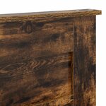 vidaXL Tête de lit Chêne fumé 140 cm Bois d'ingénierie