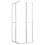vidaXL Cabine de douche ESG dépoli 90x70x180 cm