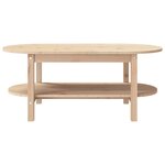 vidaXL Table basse 110x55x45 cm Bois massif de pin
