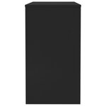 vidaXL Bureau Noir 90x40x72 cm Bois d'ingénierie