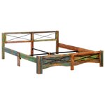vidaXL Cadre de lit Bois de récupération massif 180 x 200 cm