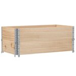 vidaXL Jardinière 100x50 cm bois de pin massif