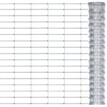 vidaXL Clôture de jardin Acier galvanisé 50x0 8 m Argenté