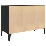 vidaXL Meuble TV Noir 69.5 x 30 x 50 cm Bois d'ingénierie