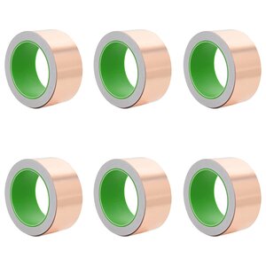 vidaXL Ruban en Cuivre Double Face 6 Pièces Cuivre 2000 x 5 cm Cuivre