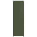 vidaXL Porte-parapluie Olive 15 5 x 15 5 x 49 cm Métal