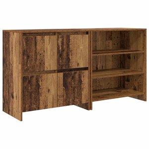 vidaXL Buffet 2 Pièces Bois ancien 70 x 41 x 75 cm Bois d'ingénierie