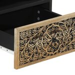 vidaXL Table basse 80x54x40 cm bois de manguier massif